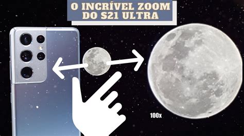 S21 Ultra Zoom Incrível Fotos e Vídeos da Lua que EU Registrei YouTube