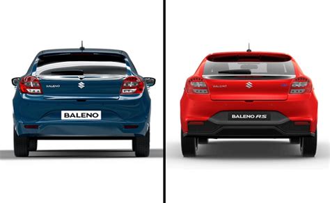 Maruti Suzuki Baleno VS Baleno RS Exterior Differences - NDTV CarAndBike