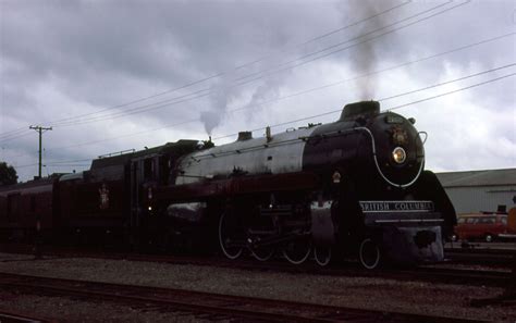 British Columbia Railway Ex CPR 2860 Royal Hudson In Old CPR Colours