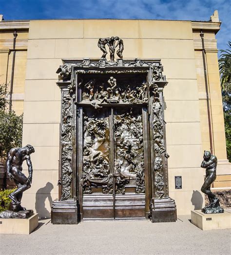 Auguste Rodin The Gates Of Hell At Rodin Sculpture Garden Stanford