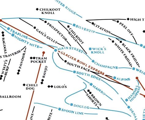 **MADE IN THE USA** You'll love this amazing Alyeska Art Print! This Alyeska ski map shows all ...