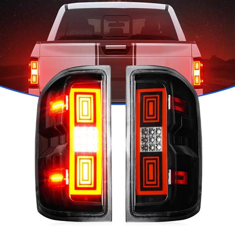 Gubebaili Led Tail Lights Assembly Fit For Chevy Silverado 1500 2500hd 3500hd