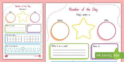 Number Of The Day 0 20 Activity Sheet Twinkl Twinkl