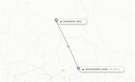 Direct Non Stop Flights From Nojabrxsk To Novosibirsk Schedules