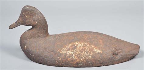 Sold Price Cast Iron Sink Box Duck Decoy 15 L X 6 1 2 H March 2 0122 10 00 Am Edt