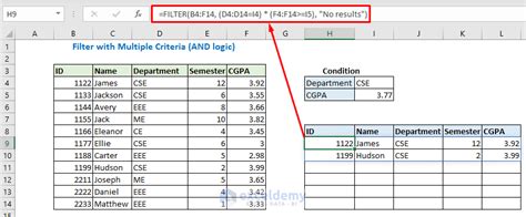 How To Use Filter Function In Excel Easy Examples Exceldemy