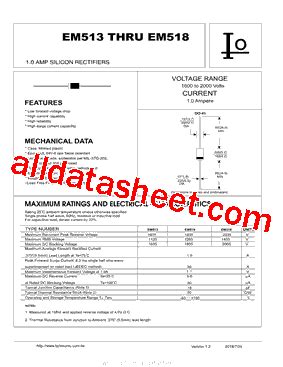 EM518 Datasheet PDF Bytesonic Electronics Co Ltd