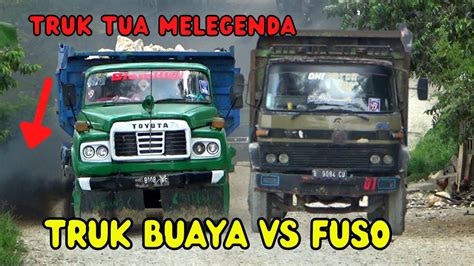 Kehebatan Truk Buaya Dan Fuso Tua Di Tanjakan The Greatness Of The