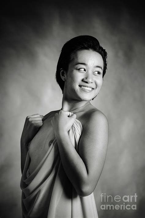 B And W Asian Vietnamese Nude Photograph By Kendree Miller