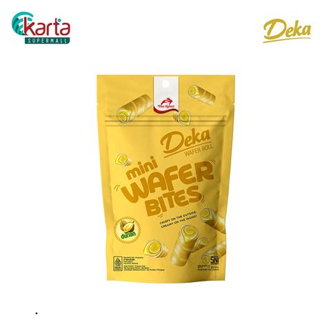 Deka Mini Wafer Bites Durian G Shopee Malaysia