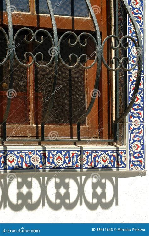 Decorative window grilles stock image. Image of elegant - 38411643