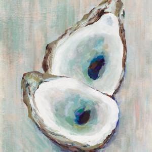 Coastal Oysters Print Of Original Acrylic Painting By Kim Hovell