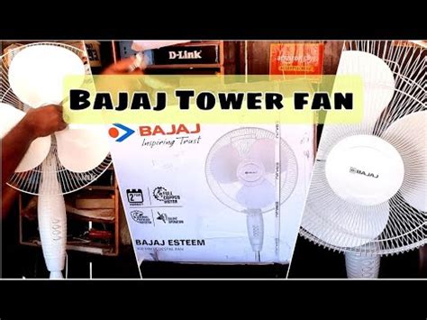 Best Fan Bajaj Esteem Mm Pedestal Tower Fan Unboxing Uttara