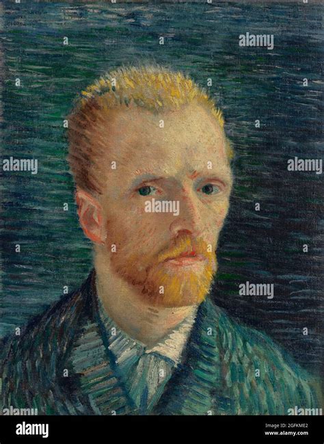 Vincent Van Gogh Self Portrait 1887 Famous Painting Stock Photo Alamy