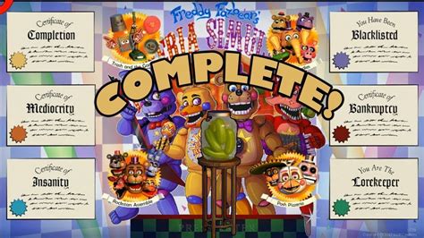 FNAF 6 All Endings Freddy Fazbear S Pizzeria Simulator All Possible