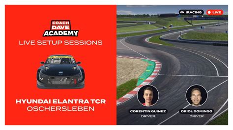 CDA Live Setup Session Hyundai Elantra N TCR Oschersleben YouTube