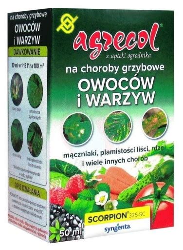 SCORPION 325 SC 50ML OWOCE I WARZYWA AGRECOL 3290 Cena Opinie