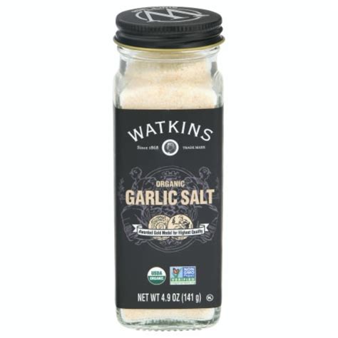 Watkins Salt Garlic Organic Oz Case Of Oz Each Kroger