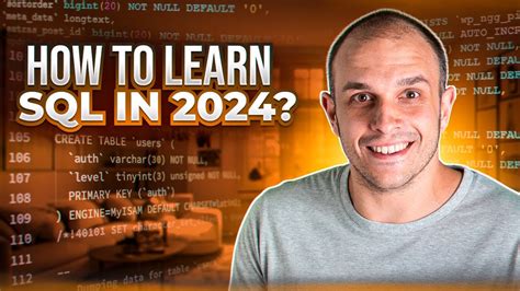 The Best Way To Learn Sql In 2024 And Beyond Youtube