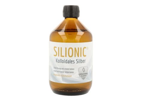 Silionic Kolloidales Silber 25 Ppm 1 Liter Online Kaufen Silberst