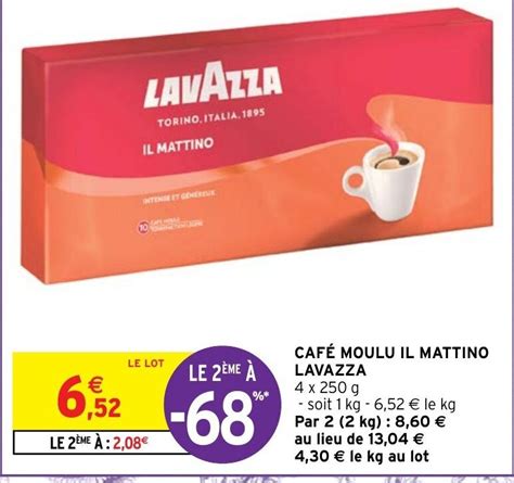 Promo Café Moulu Il Mattino Lavazza chez Intermarché Hyper