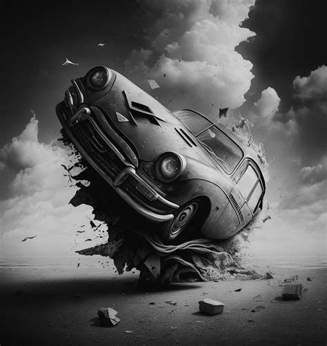 Car Crash Art - Etsy