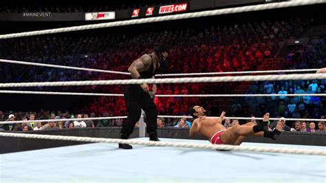 WWE 2K15 Roman Reigns Vs Rusev YouTube