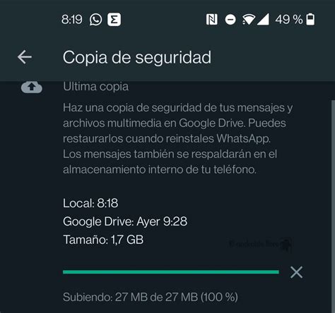 Soluci N Al Problema De Que La Copia De Seguridad De Whatsapp Se