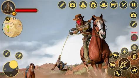 Android için West Cowboy Horse Riding Games - İndir