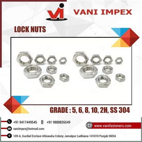 Hexagon High Tensile Steel Hex Nuts Lock Nuts Size M To M At