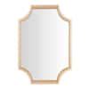 Stylewell Medium Rectangle Gold Dimensional Classic Mirror With Deep