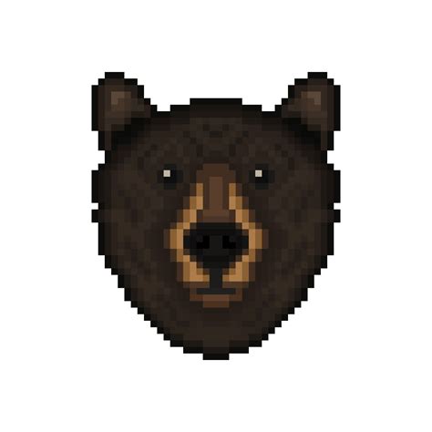 Pixel Art Grid Bear Perler Risunki Zhivotnye Kandipatterns Kandi Pearler Pixel Art Grid