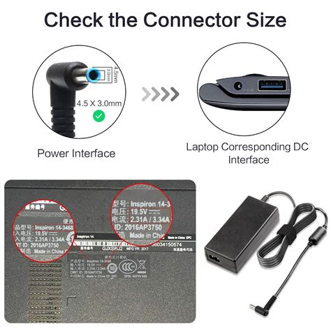 AC Adapter Laptop Charger For HP Pavilion ENVY EliteBook Probook Stream