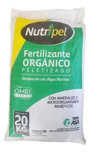 Humus Granulado Fertilizante Orgánico Peletizado 20 Kg