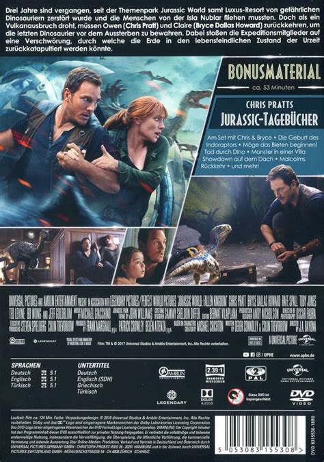 Jurassic World Das gefallene Königreich DVD jpc