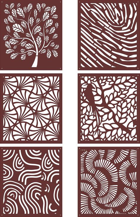 Screen Patterns Collection For Laser Cutting Free Dxf File Free