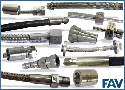 Hose and Fittings, SS Flexible Hose with Custom End Connections