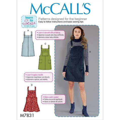 Misses Jumpers Mccalls Sewing Pattern Sew Essential