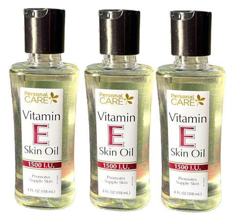 Personal Care Vitamin E Beauty Oil Promotes Supple Skin Oz Pack Of