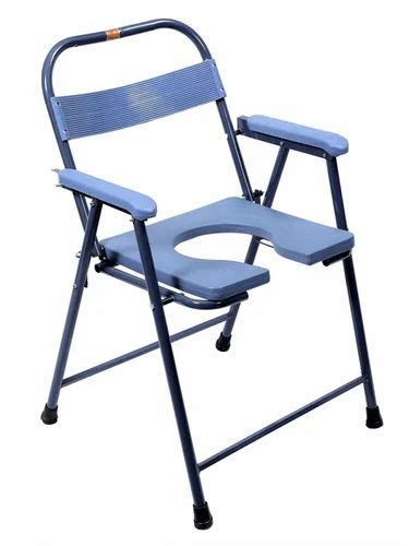 Aluminum Blue Foldable Commode Chair At In Pune Id