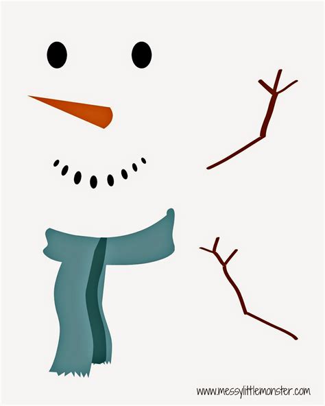 Printable Snowman Arms