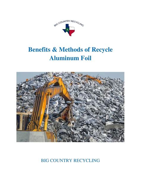 PPT - Benefits & Methods of Recycle Aluminum Foil PowerPoint Presentation - ID:11981166