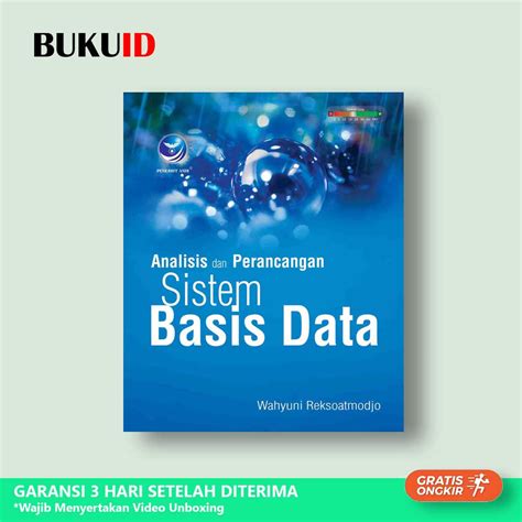 Jual Buku Analisis Dan Perancangan Sistem Basis Data Original Shopee Indonesia