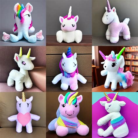 A Very Cute Unicorn Plush Stable Diffusion Openart