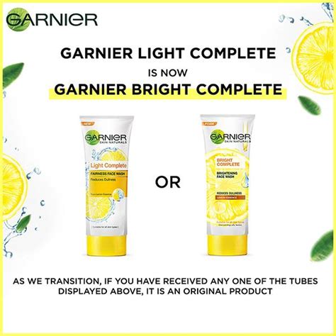 Garnier Bright Complete Vitamin C Facewash 50 Gm Jiomart