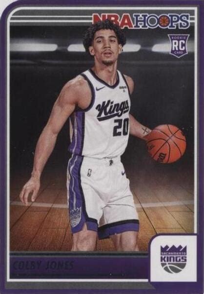 2023 24 Panini NBA Hoops Rookies 270 Colby Jones RC For Sale