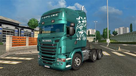 Borsuk Metallic Skin Pack For Scania Rjl Mods World