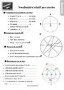 Vocabulaire relatif aux cercles Exercices révisions 4eme Primaire