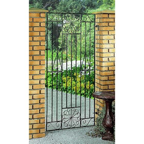 Regent Flat Top Metal Garden Side Gate 6ft High Cannock Gates