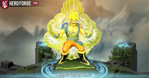 Super Saiyan Kakarot Made With Hero Forge